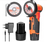 SZLIFIERKA KĄTOWA AKUMULATOROWA BEZSZCZOTKOWA MINI 2x AKU 12V