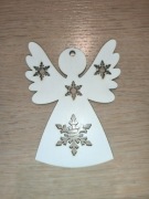 Ozdoby świąteczne Zestaw 5 drewnianych Aniołków 