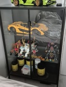 Witryna, antracyt, 80x37x120 cm