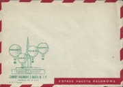Poczta balonowa 1963 MTP koperta formularz