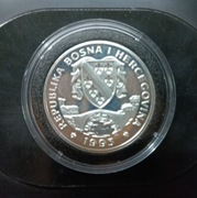 Srebrna moneta Bośnia i Hercegowina 1/2 OZ srebro .999 rok 1993 