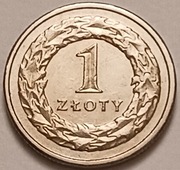 1 zł złoty 2008 r. niski  nakład 5 000 000 szt.