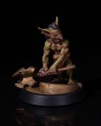 Grakk Goblin Barbarzyńca figurka 32mm 14K zgodna z DnD RPG Pathfinder Warha