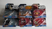 Hot Wheels Star Wars x6 tie fighter millenium falcon y-wing x-wing speeder