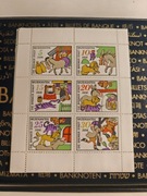 Znaczki pocztowe Niemcy DDR. Bloczek nr 4