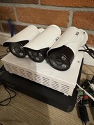 Zestaw Monitoringu CCTV BCS - 3 Kamery Tubowe, Rejestrator, Dysk 4TB