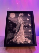 Obrazo-lampka Święty obraz podświetlany jak lampka piękny