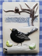 Jie Gantofta 291-2 Kos / Koltrast kafel Sweden