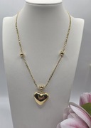 Naszyjnik   serce stal 316L