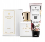 Zestaw Glantier perfumy premium 50 ml 500 + krem do rąk 75 ml 500
