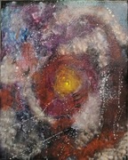 obraz olejno akrylowy TYTUL-Wszechświat 40x50 cm 