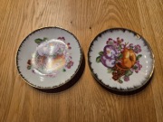 Dwa talerzyki ozdobne lub deserowe 10 cm
