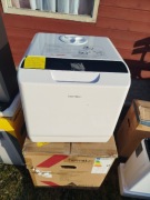 Okazja Hermitlux HMXDW04 Mini Zmywarka Stołowa Bez Podłączenia Wody  Camper