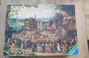 Puzzle Ravensburger "Country Fair" 1979r. 5000 szt.