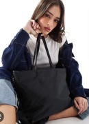 Stradivarius  torebka typu tote, czarna nylonowa