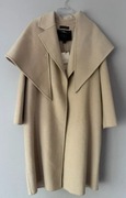 płaszcz oversize z szalikiem z wełną (72%) z kolekcji ZW