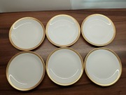 Johann Seltmann Vohenstraus Bavaria Retro talerz ze złoceniami 6 szt