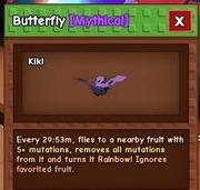 Butterfly | Grow a Garden | Roblox | Exclusive Pet