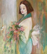 „ Ikebana” - obraz olejny 