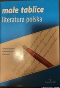 Małe tablice literatura polska 