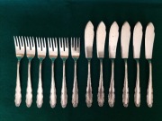  Sztućce do Ryb. "BR.HENNEBERG".