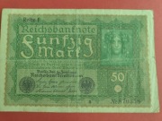 Niemcy. 50 marek 1919.
