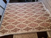 BAWEŁNIANA NARZUTA 195X172 cm, okres PRL