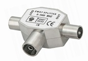 ROZDZIELACZ ANTENOWY  0-1000 MHz 2 WAY SPLITTER