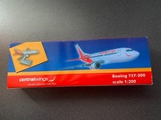 Model samolotu Boeing 737 Centralwings 1:200