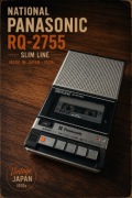National Panasonic RQ-2755 Slim Line – vintage magnetofon Made in Japan