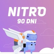Discord Nitro 3 Miesiące 90 dni + 2 Boosty | Kod Cyfrowy