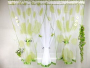 nr.9 Firana woal 360x140  zieleń,pomarańcz promocja