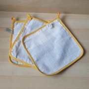 Komplet 3 łapki kuchenne, ściereczki, podkładki pod garnki 100% bawełna