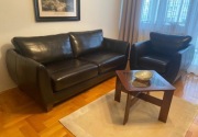 Sofa + fotel skóra naturalna Stan  Idealny
