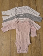 Bodziaki Body 50/56 cm paczka zestaw wyprawka 5 sztuk