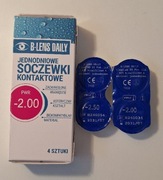 Soczewki jednodniowe B-lens daily -2.5
