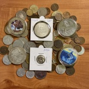 Zestaw ponad 100 Starych Monet Polska IIRP Traugutt Tokelau Somalia Leopard