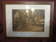 Jan Rubczak 1884-1942 akwaforta 