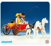 Playmobil 3587 WESTERN zaprzęg farmerów na Dzikim Zachodzie UNIKAT