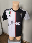 Juventus Turyn Ronaldo koszulka piłkarska 176 czarna biała 