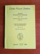 Polski Rejestr Statków - Wykaz świadectw uznania