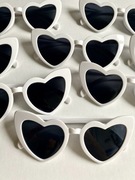 Okulary serca | Okulary na wesele | Białe