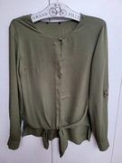 Zielona koszula khaki wiązana M