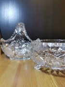 Zestaw Koszyk + Miska, Huta "Sudety" PRL