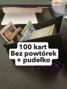 l Bulk 100 szt + pudełko l Karty pokemon TCG l Bez powtórek l