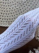 Rajstopy ażurowe niemowlęce dla niemowlaka na sesję chrzest 3-6 62 68 74