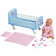 Zapf Creation Chou Chou doktor szpital lalka chora Unikatowy zestaw