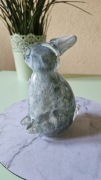 Figurka zająca ze szkła hande made 13 cm. UK