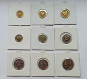 Komplet monet obiegowych 2018 w holderach - stan UNC