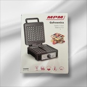 Nowa Gofrownica Waffle Maker MPM, mocna aż 1400W